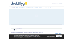 Desktop Screenshot of direktflyg.com